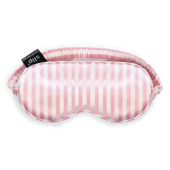 Slip Silk Sleep Mask Pink Stripe Valentine - Picture 2 of 3